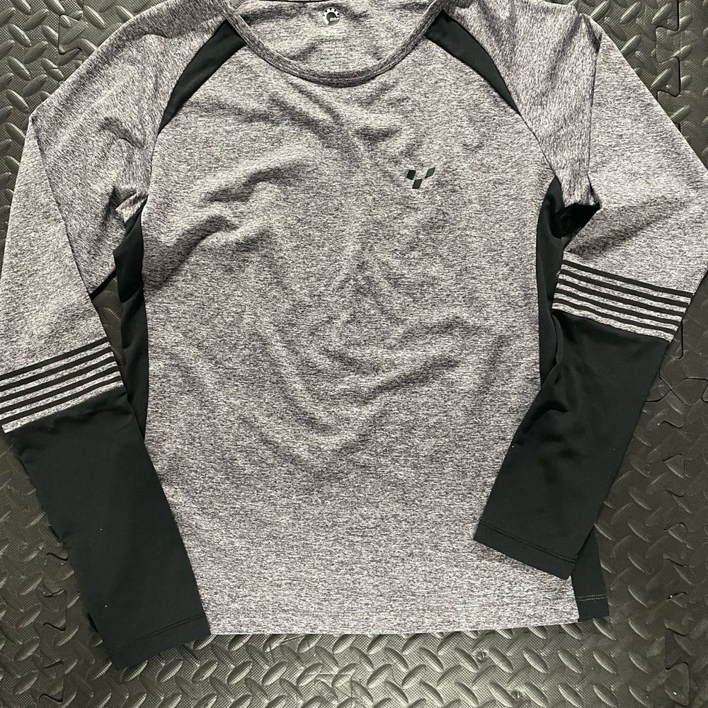 Can-Am Gray and Black Long Sleeve Shirt